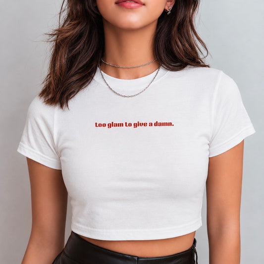 Too glam to give a damn