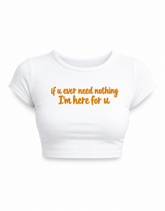 I'm here for you